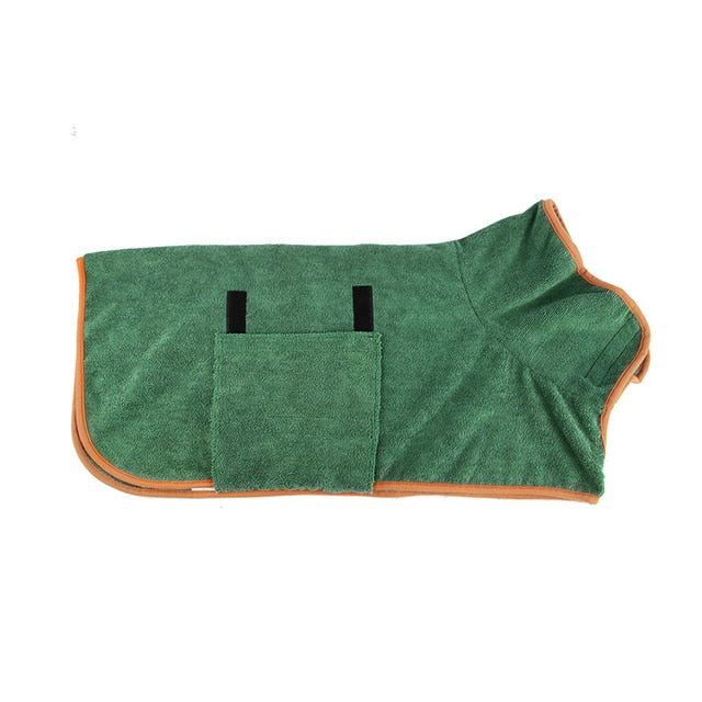 Efficient Drying and Protection - Pet Drying Coat for Quick Drying and Cozy Warmth