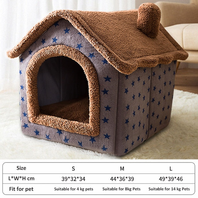 Cozy Comfort: Soft Winter Dog Cat Bed House