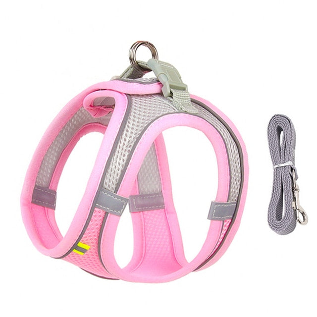 Ergonomic Comfort: Dog Harness Leash Set