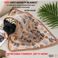 Comfort on the Go: Anti-Anxiety Blanket for DoggieTrip™