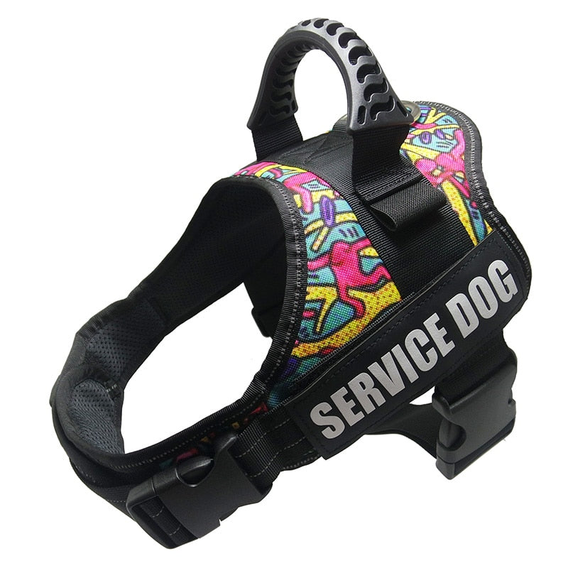 K9 Reflective Harness Adjustable Nylon Collar Vest