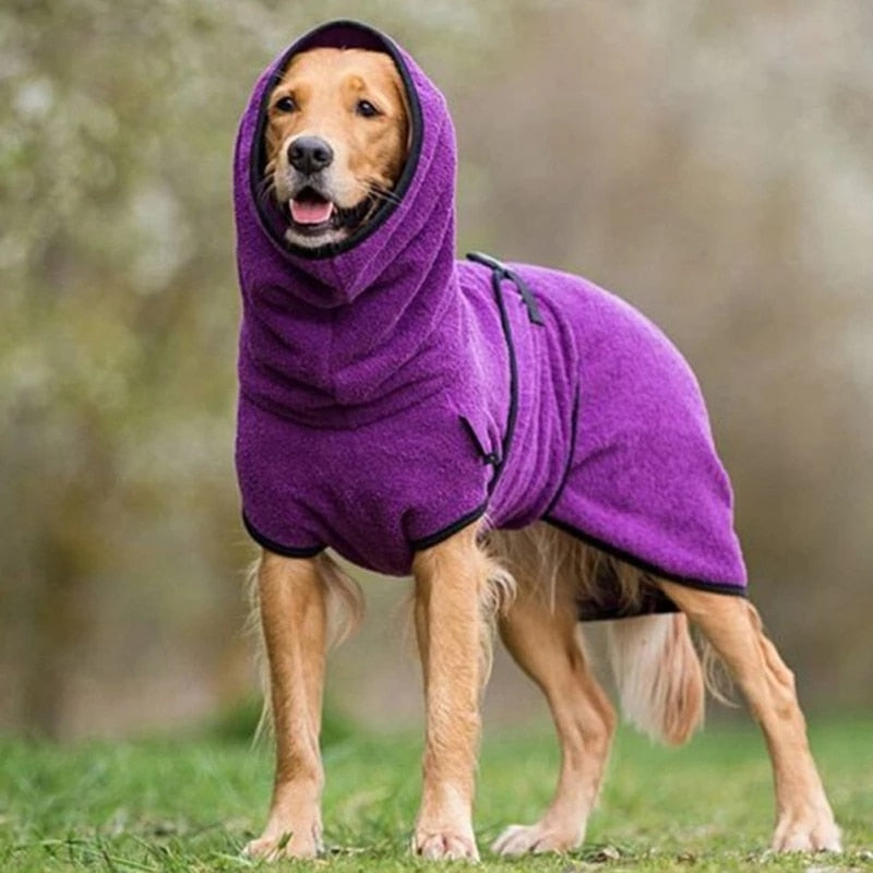 Stylish and Practical - Dog Microfiber Bathrobes for Fashionable Pups