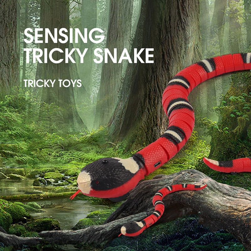 Elevate Playtime: Smart Sensing Snake Tease Toy