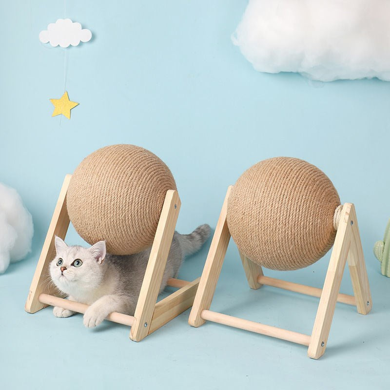 Engage Your Cat's Mind and Body - Cat Scratching Ball