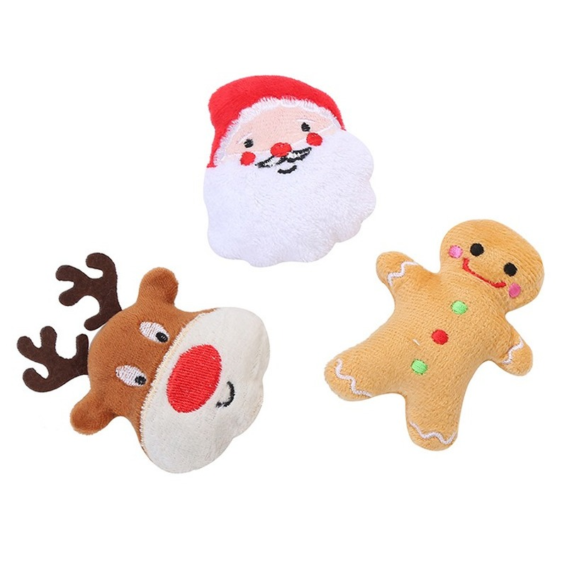 Delight Your Pet this Christmas - Pet Christmas Plush Toy for Festive Fun