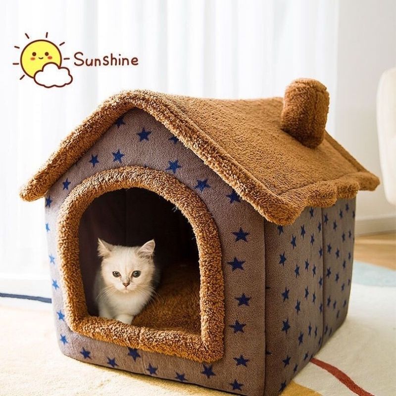 Cozy Comfort: Soft Winter Dog Cat Bed House