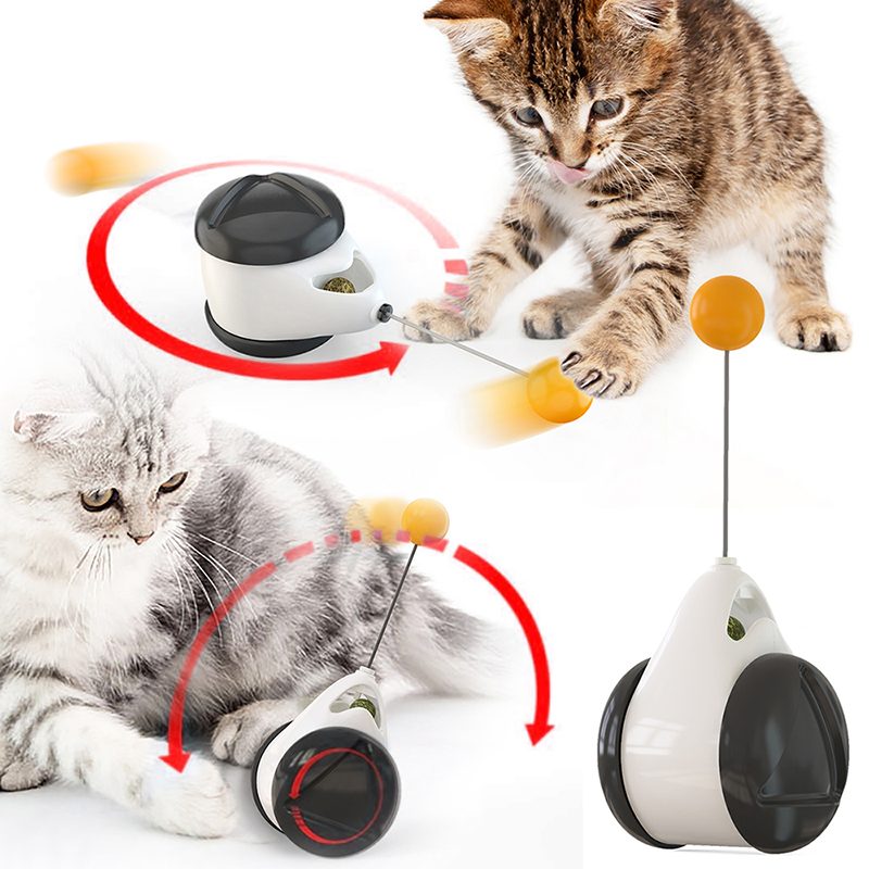 Shared Playtime: Swinging Ball Cat Toy