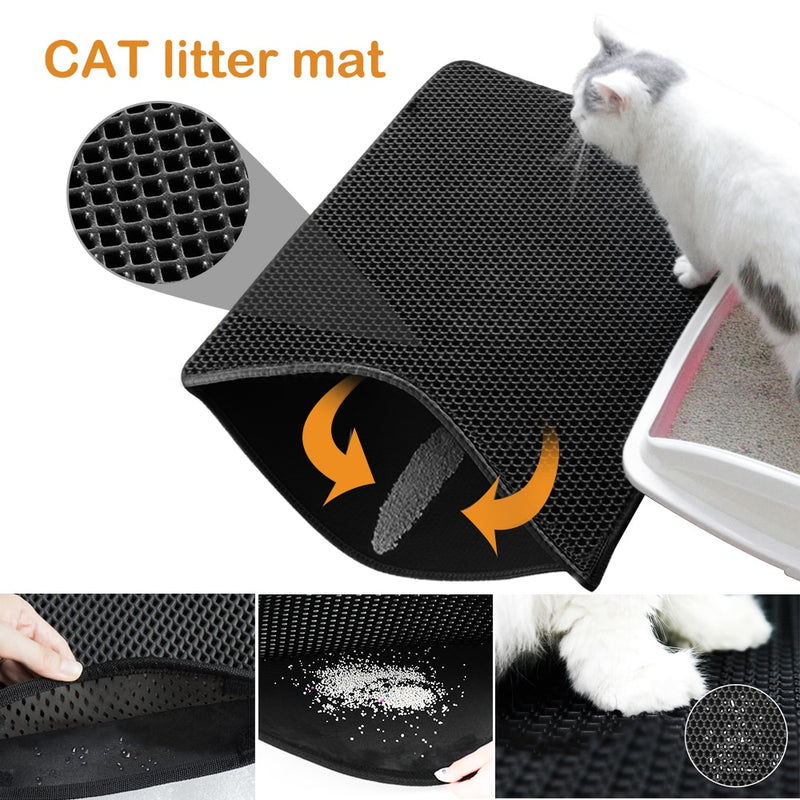 Clean and Tidy Space: Cat Litter Mat Solution