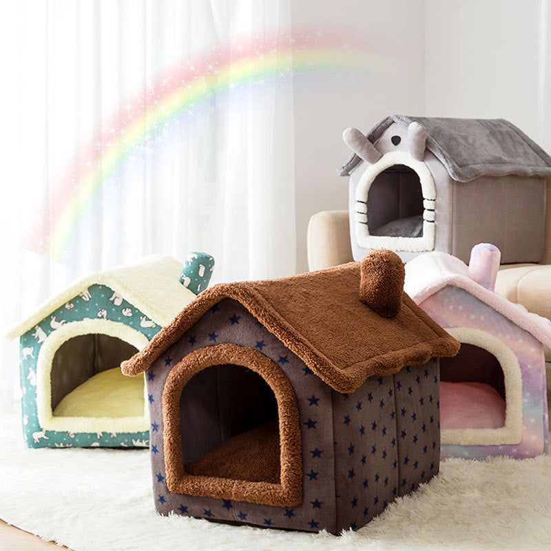 Cozy Comfort: Soft Winter Dog Cat Bed House