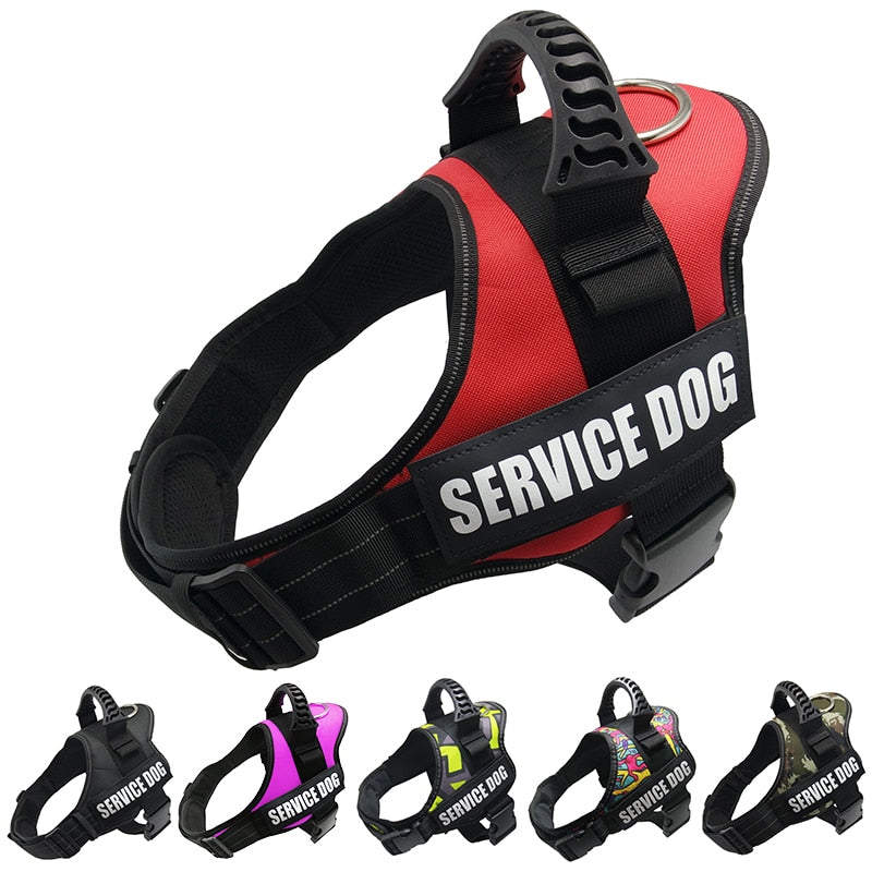 K9 Reflective Harness Adjustable Nylon Collar Vest