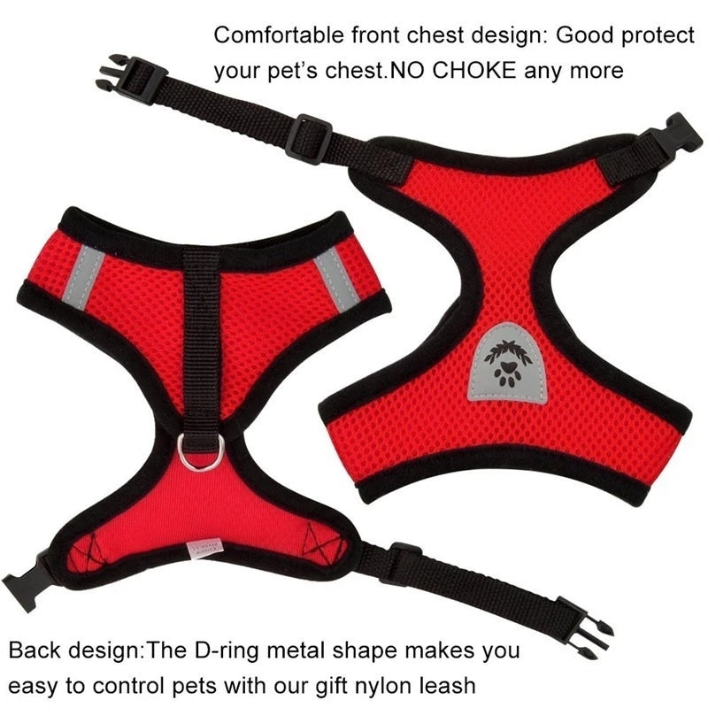 Adjustable Vest Pet Harness: Freedom and Comfort