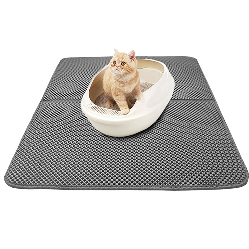 Clean and Tidy Space: Cat Litter Mat Solution