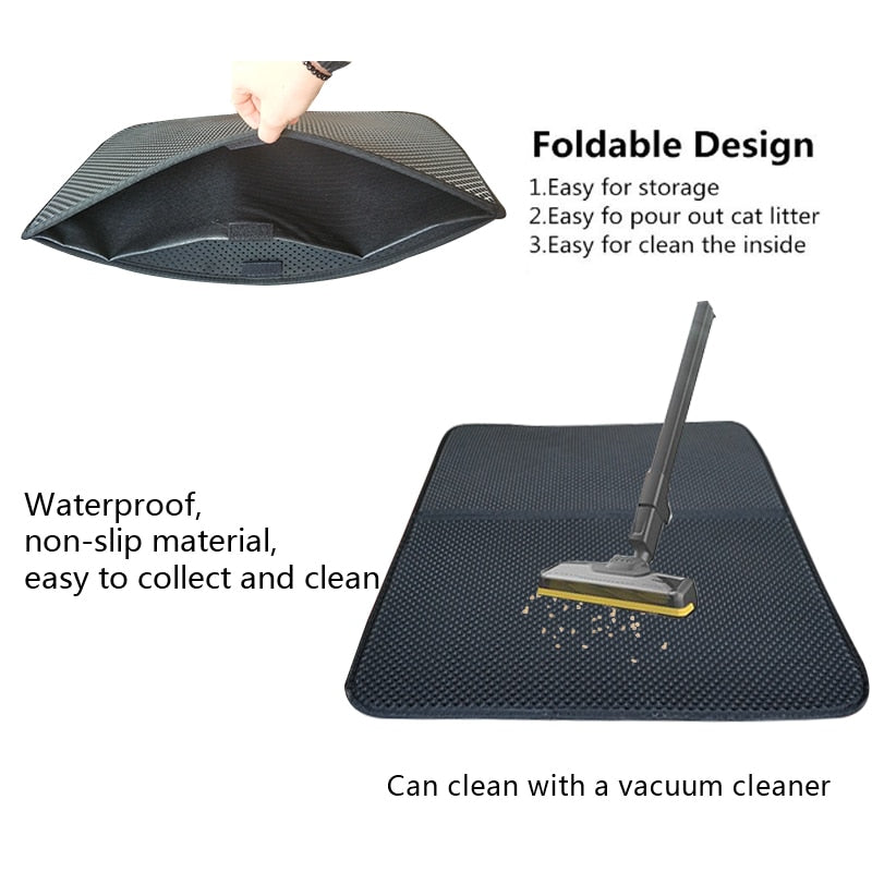 Clean and Tidy Space: Cat Litter Mat Solution