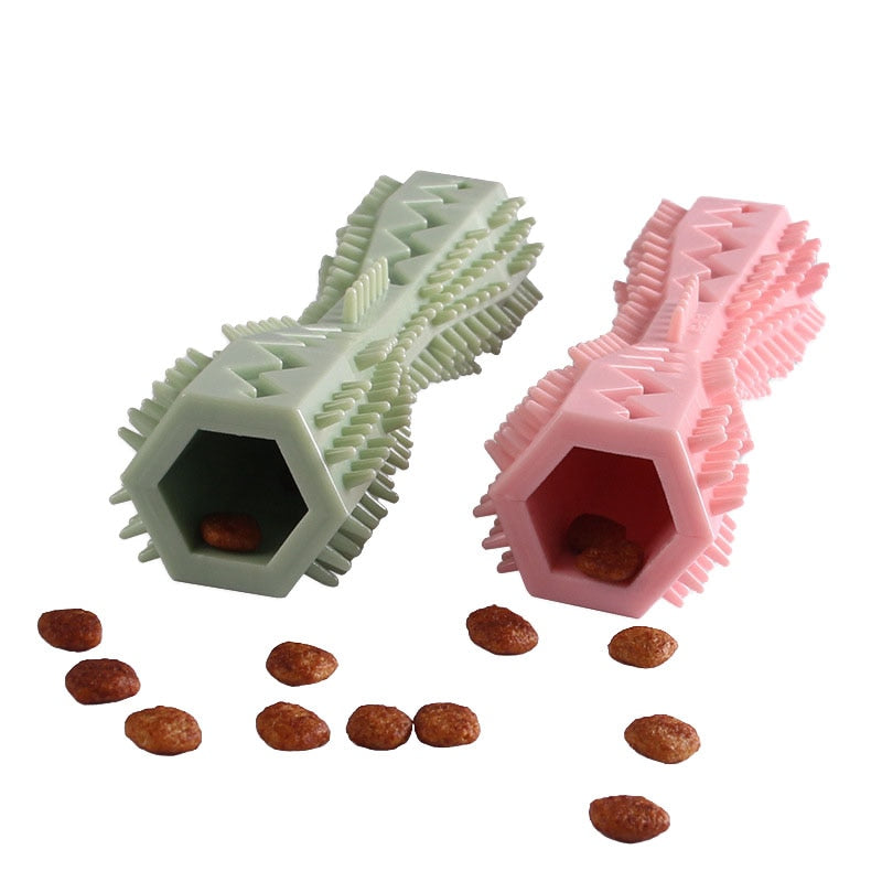 Dental Wellness at Play: Pet Molar Teeth Cleaner Hexagonal Toy