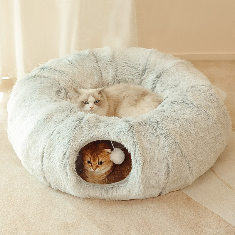 Plush Comfort: Feline Bed Sanctuary