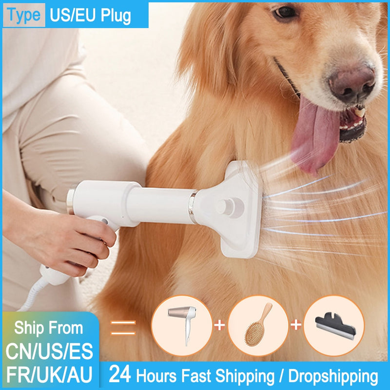 Drying Love: Portable 2-in-1 Dog Hair Dryer