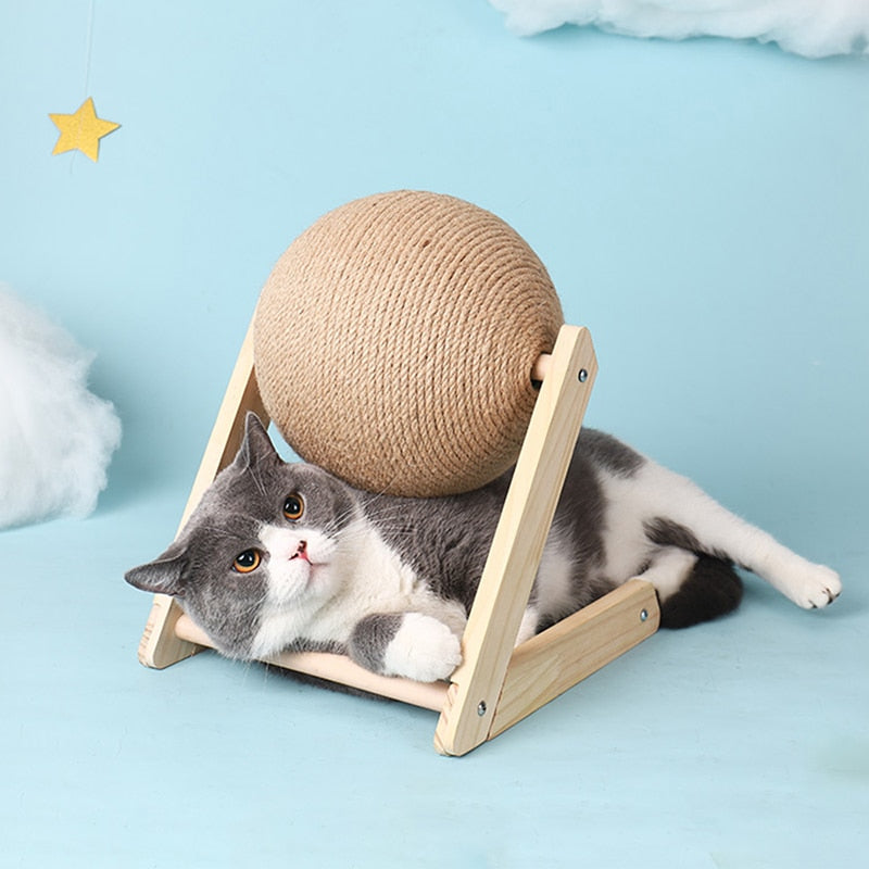 Engage Your Cat's Mind and Body - Cat Scratching Ball