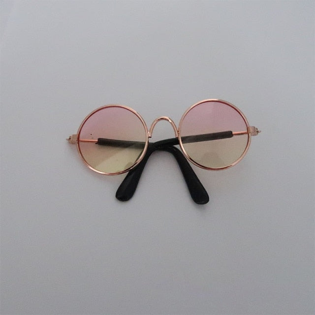 Vintage Round Sunglasses for Dogs and Cats .