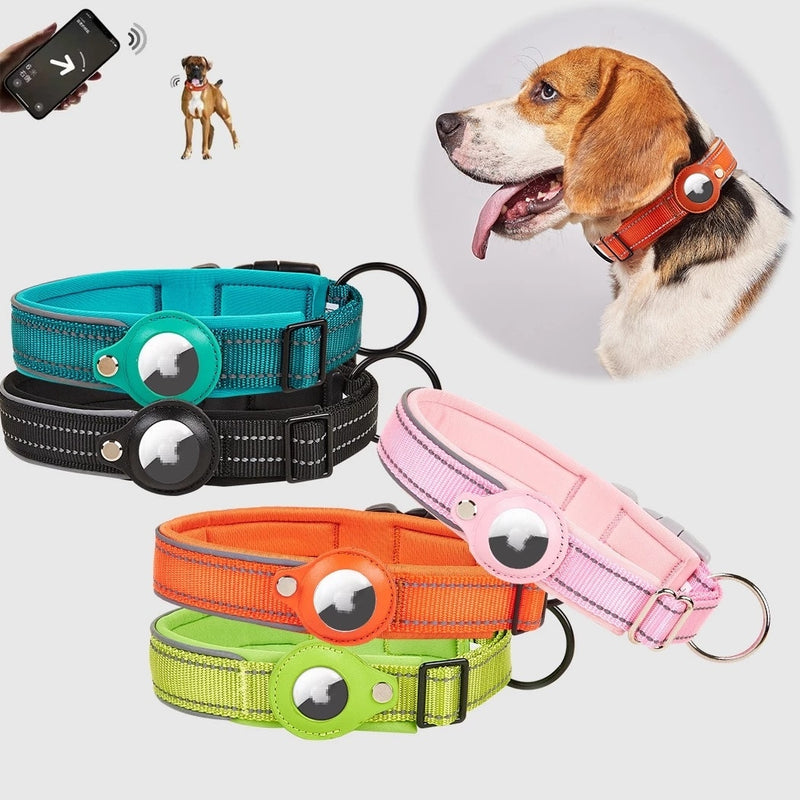Shared Journeys: Airtag Dog Collar Bond