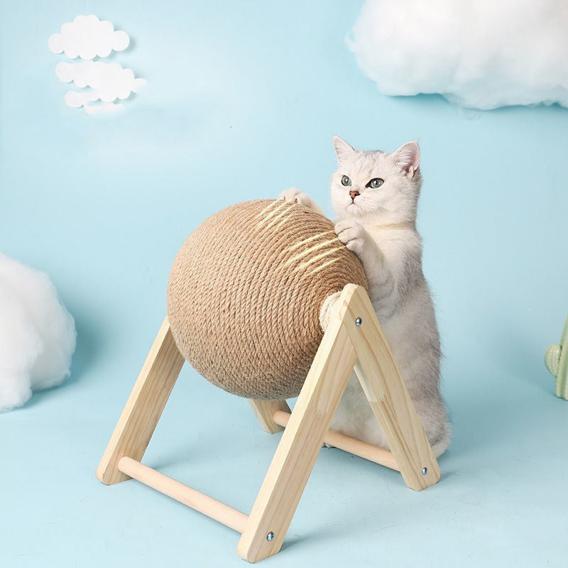 Engage Your Cat's Mind and Body - Cat Scratching Ball