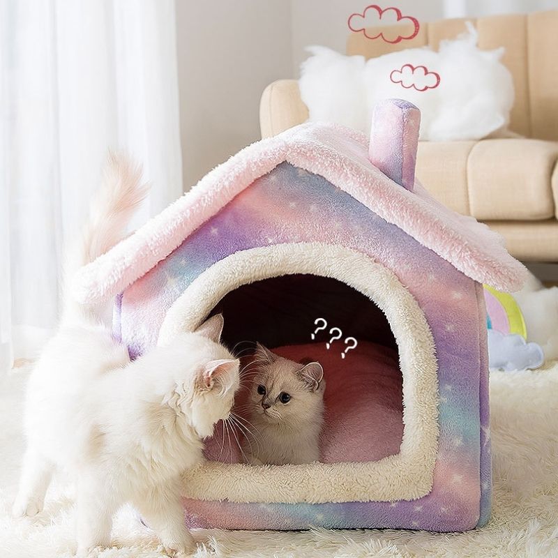 Cozy Comfort: Soft Winter Dog Cat Bed House