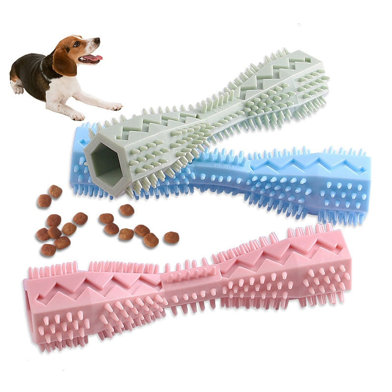 Dental Wellness at Play: Pet Molar Teeth Cleaner Hexagonal Toy