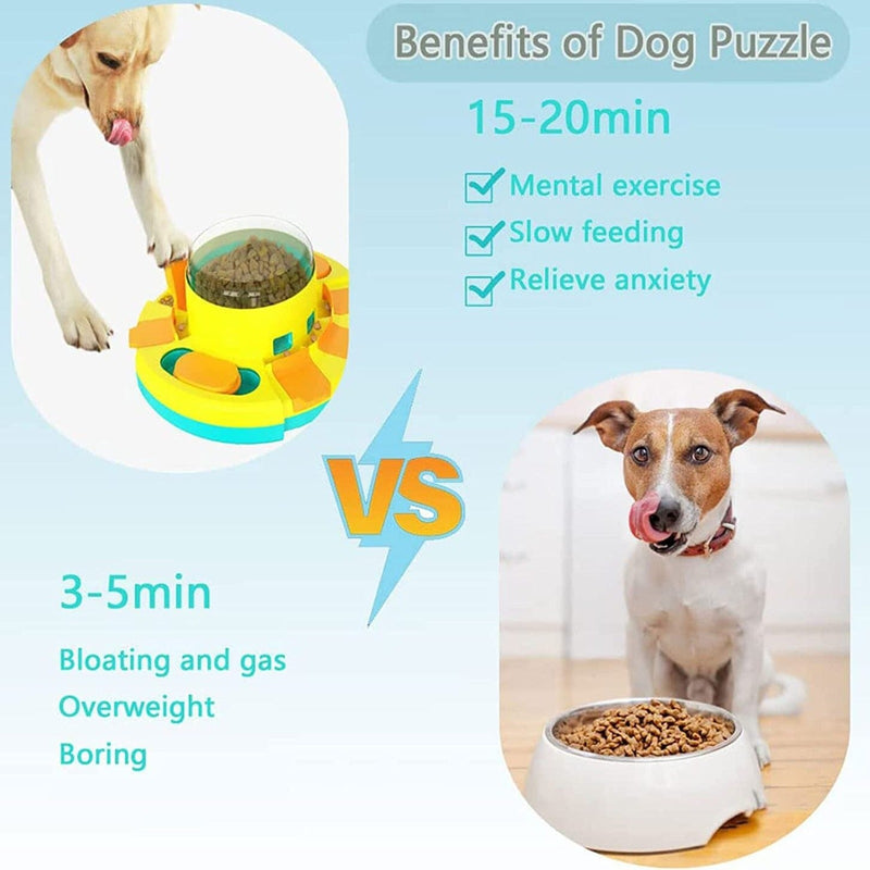 Engage Your Dog's Mind with the Interactive Dog Puzzle Feeder